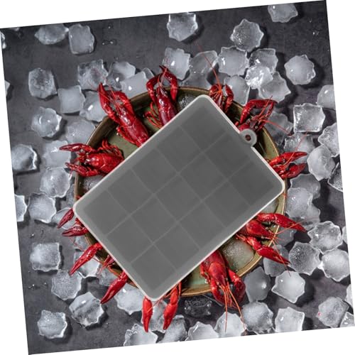 Bandeja de silicona para cubos de hielo con tapa 15 compartimentos miniatura 5