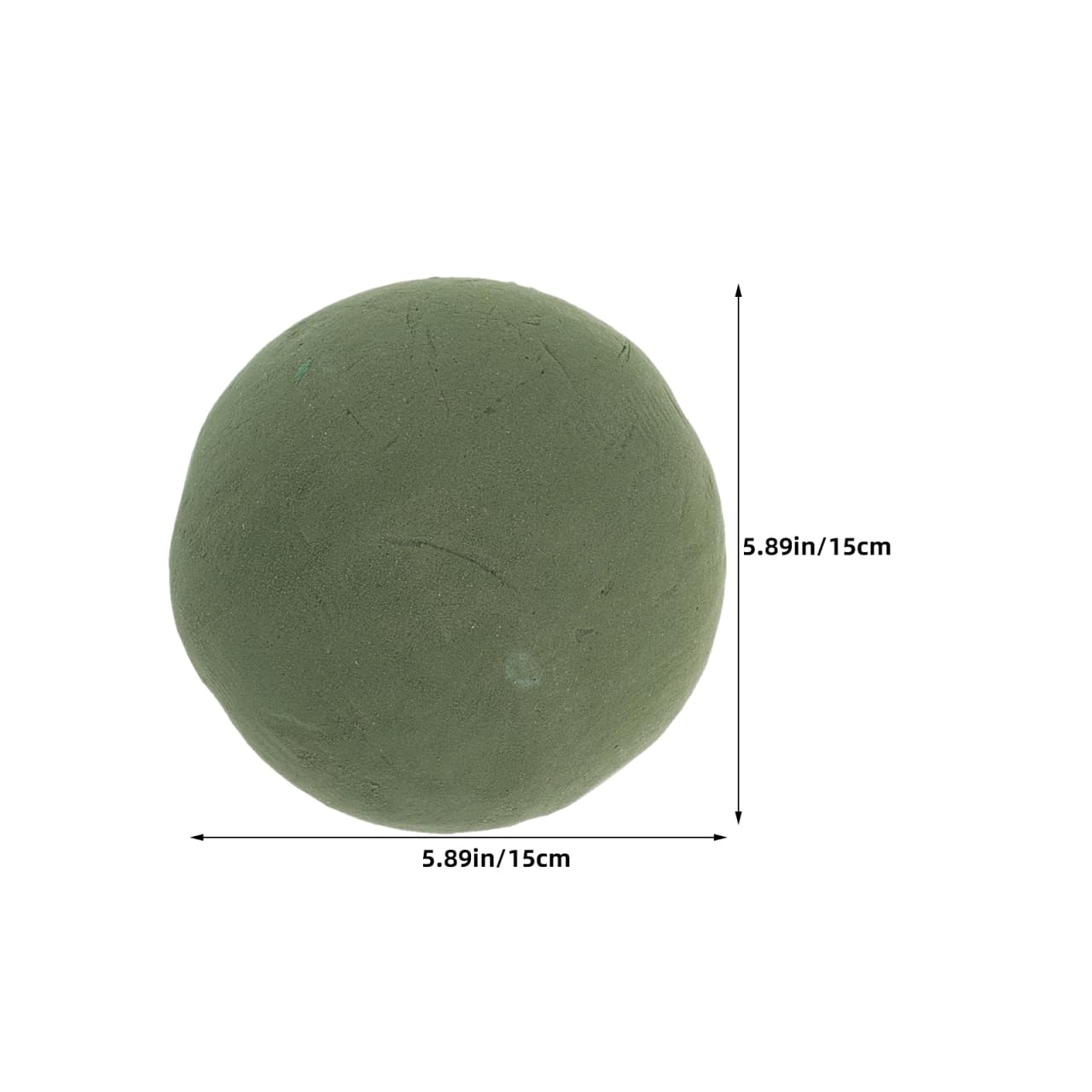 iplusmile Palla di Schiuma Floreale Rotonda 5.91In 2 Pezzi – Supporto Leggero per Composizioni Floreali Bouquet da Sposa E Decorazioni Matrimonio Feste