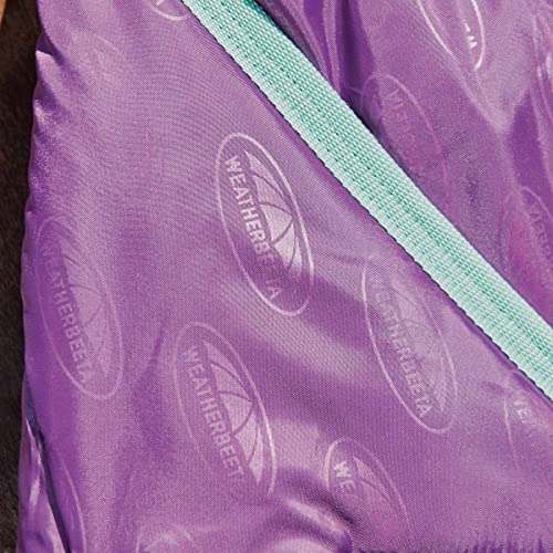 Image of WeatherBeeta ComFiTec Premier Freedom Pony Standard Neck Lite, Purple /Navy /Mint, 66 inch
