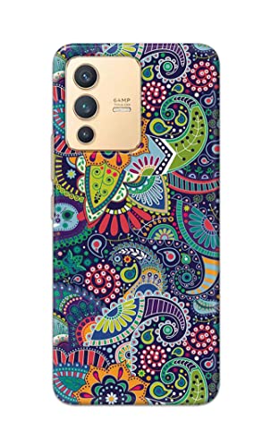 Image of Printed Hard Back Cover Case for Vivo V23 5G Back Cover (Miraculous Patterns) -1803