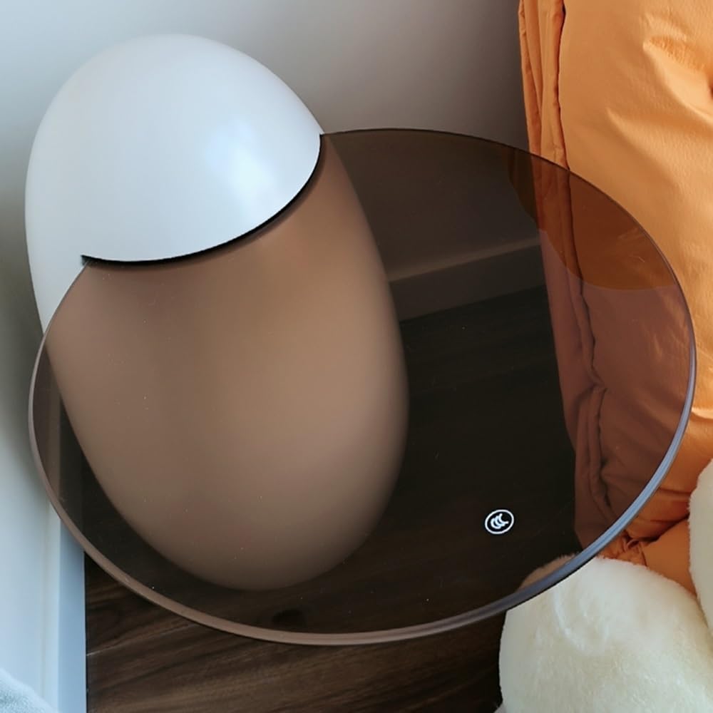 R Glas Couchtisch Ersatzplatte Runde Tischplatte 50-80cm 8mm Gehärtetes Glas DIY Esstisch Zubehör Modernes Design Perfekt für Wohnzimmer und Esszimmer