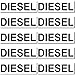 Finest Folia - 10 adhesivos para etiquetado de combustible, para tapa del depósito de combustible AdBlue, mezcla de gasolina y diésel R022-04 Diesel
