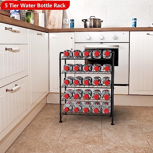 Snapklik.com : Water Bottle Organizer 5 Tier Free Standing Water Bottle ...