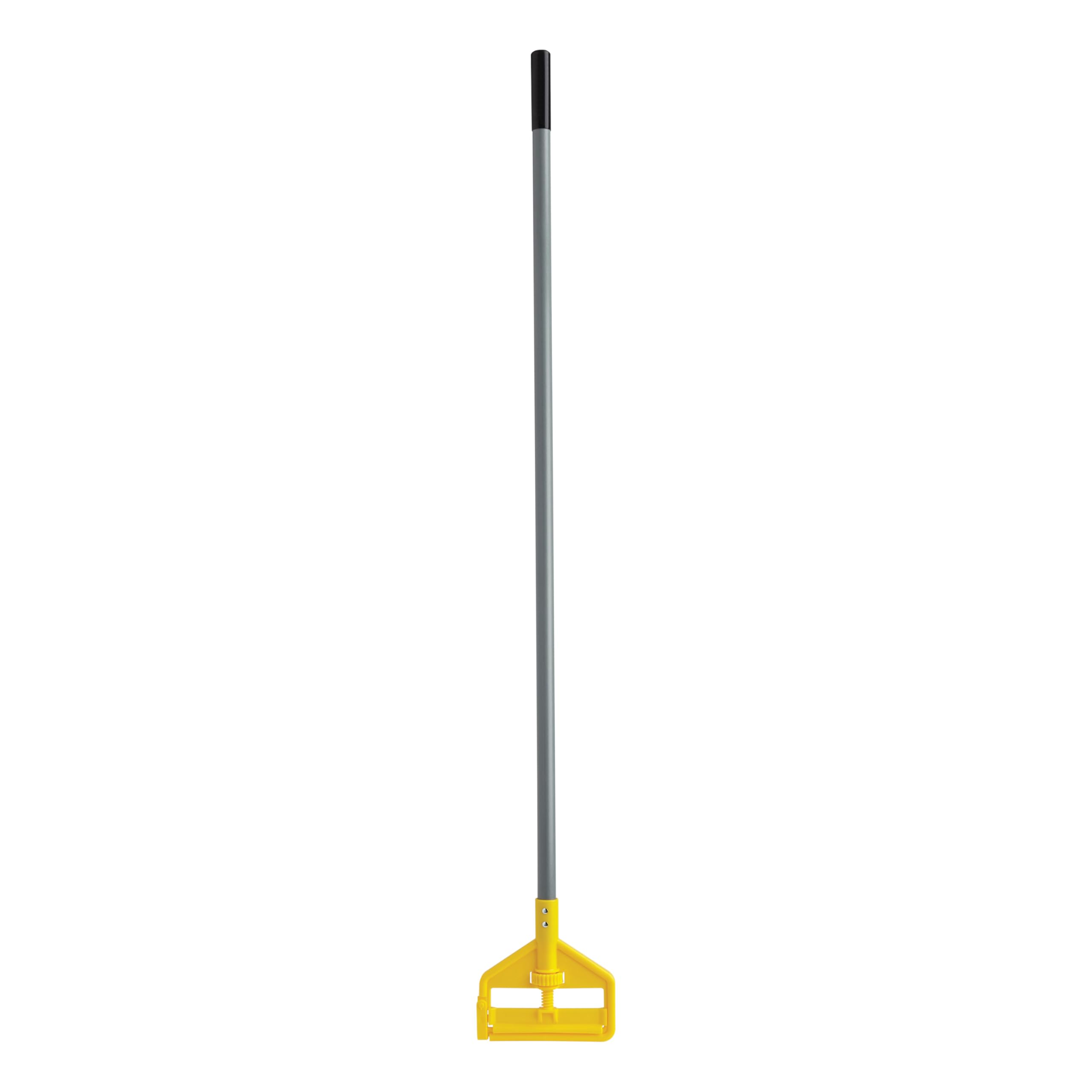 Rubbermaid Commercial Products, Industrial Grade - Fiberglass Wet Mop Holder Handle Stick for Floor Cleaning Heavy Duty, 54-Inch, FGH145000000