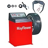 Mayflower - Heavy Duty Wheel Balancer Tire Balancers Machine 800 Red Edition / 1 Year Full Warranty