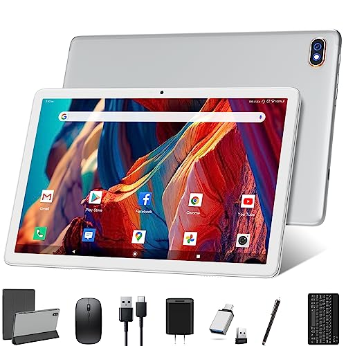 Tablet 10.1 Inch 128 Storage+1TB Expand 2 in 1...