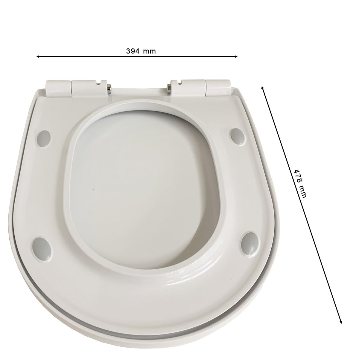 TOTO TC514G Abattant de WC plat avec système d'abaissement automatique pour CW762Y NC / CW162Y MH Blanc