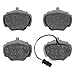 Rear DFC Track/Street Brake Pads - Low Metallic 1000-0518-00 For 1987-1995 Land Rover Range Rover