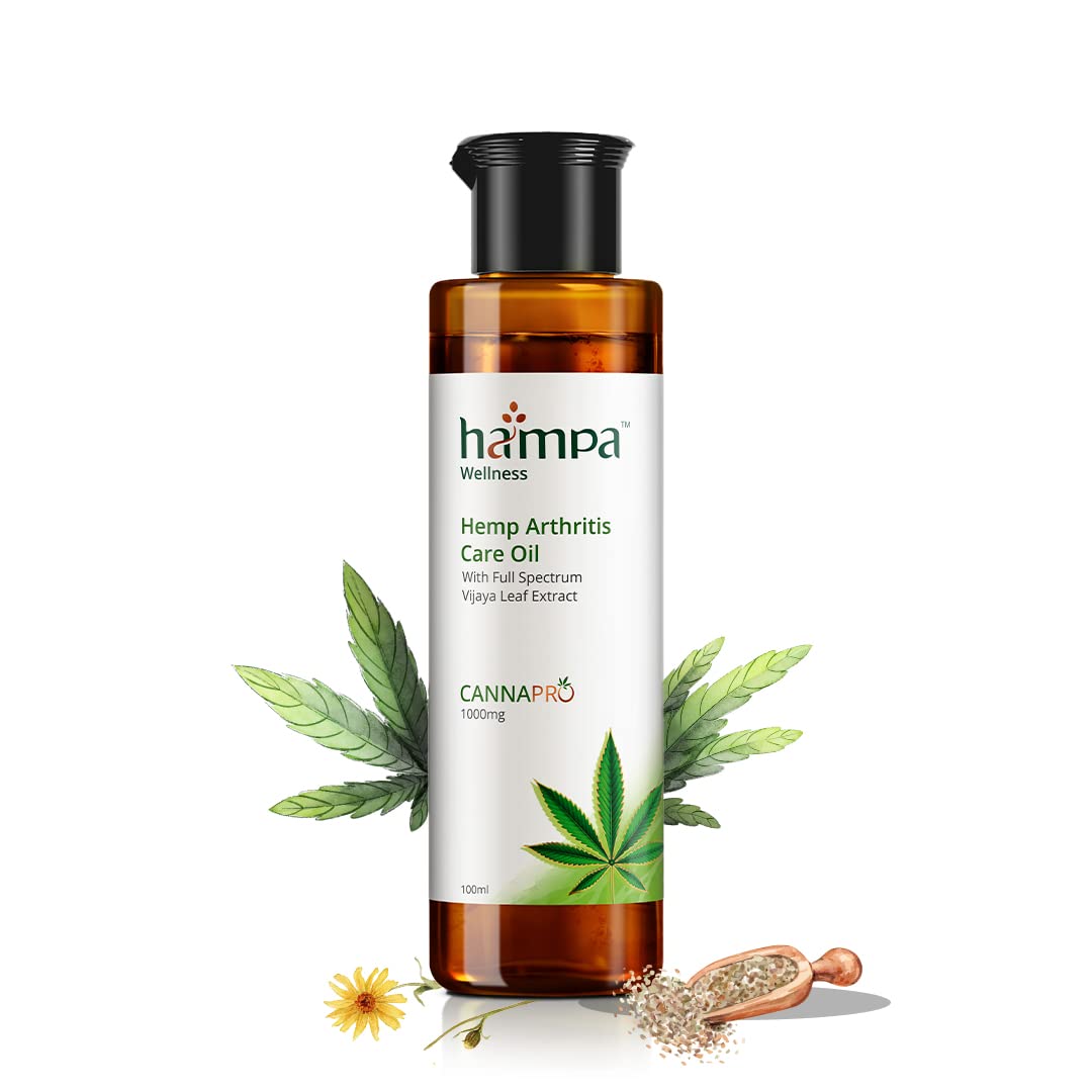 Hampa Hemp Arthritis Care Oil 100ml, Effective Relief for Knee, Joint Pain caused by Rheumatoid Arthritis, with Full spectrum Vijaya Leaf Extract and 13 Ayurvedic Herbs- 100% Natural and Ayurvedic (B0C23XSCWS) Amazon Price History, Amazon Price Tracker