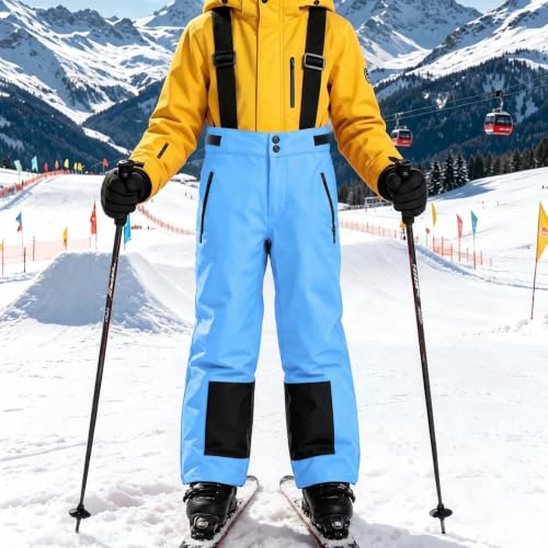 Rkwins Snow Pants Kids Winter Windproof Ski Jumpsuits Insulated Snowpants - image 5