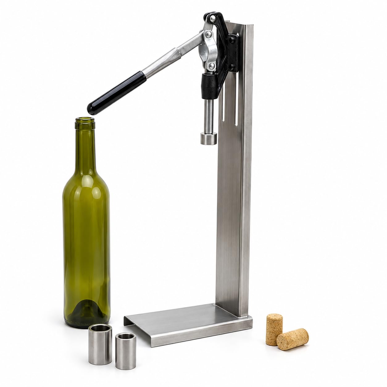 Tappatrice per Bottiglie di Vino, 300 Bottiglie/Ora, Tappi da 20-22 mm