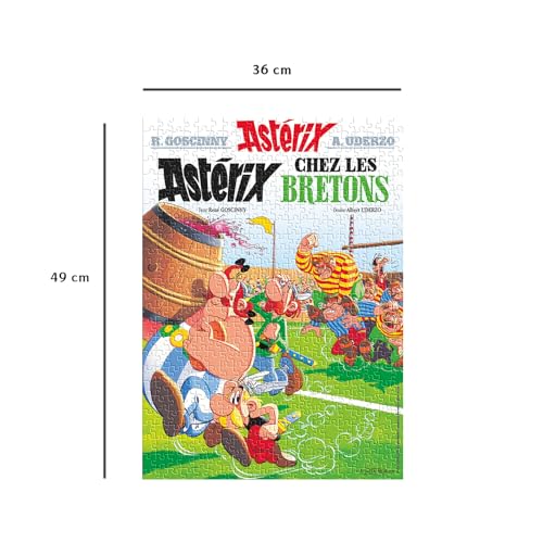Nathan - Puzzle 500 pièces - Astérix chez les Bretons - Adultes et enfants dès 10 ans - Puzzle de qualité supérieure - Collection Mes Héros - 12000984