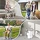 NIdreamCE faltbarer Rollator mit Sitz & Bremsen – Leichter, drehbarer, ergonomischer & stabiler Rollator, klappbar mit Korb – Ideal für Senioren, Pflege (Indoor/Outdoor)