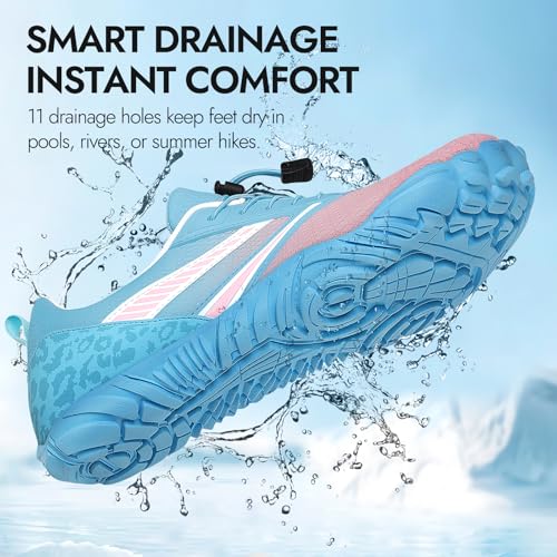 Image of ATHMILE Water Shoes for Women Men Barefoot Shoes for Swim Beach Hiking Pool | Quick Dry Non-Slip Wide Toe Box Shoes for River Kayak Fishing Lake Cruise Vacation Outdoor Water Activities