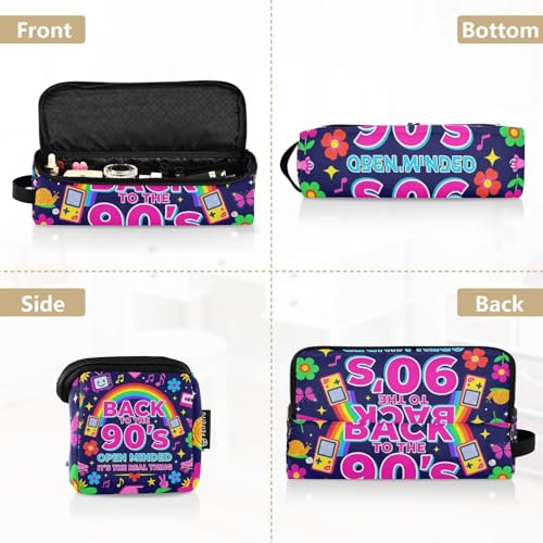 2-in-1 Estuche de Viaje para Rizadora con Tapete Resistente al Calor Extraíble, Organizador Impermeable para Plancha y Herramientas de Cuidado Capilar Retro Portable miniatura 5
