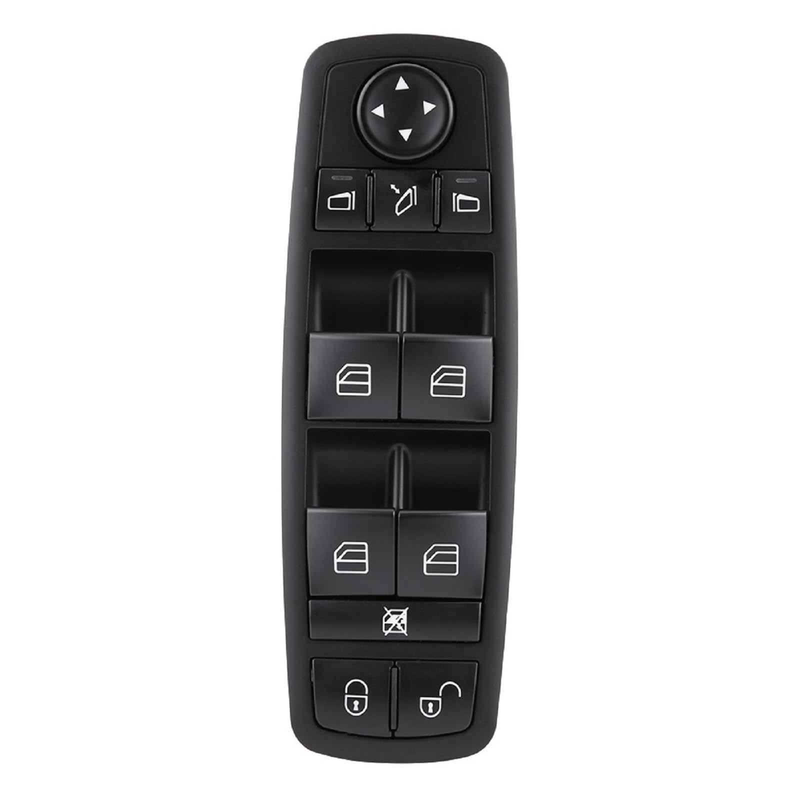 KSTE Przełącznik szyby, główny przełącznik okna zasilania kompatybilny z Mercedes Benz W169 klasa A W245 klasy B 1698206710