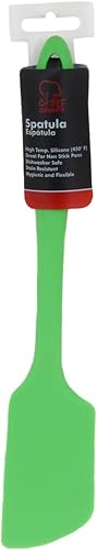 Miniatura 2 de Chef Craft Espátula angular de silicona premium, 11 pulgadas, color verde