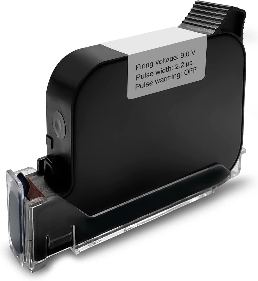 127T1 40ml Original Quick Dry Solvent Ink Cartridge for 127T1 TIJ314 TH10 Mini Portable Inkjet Printer – Black