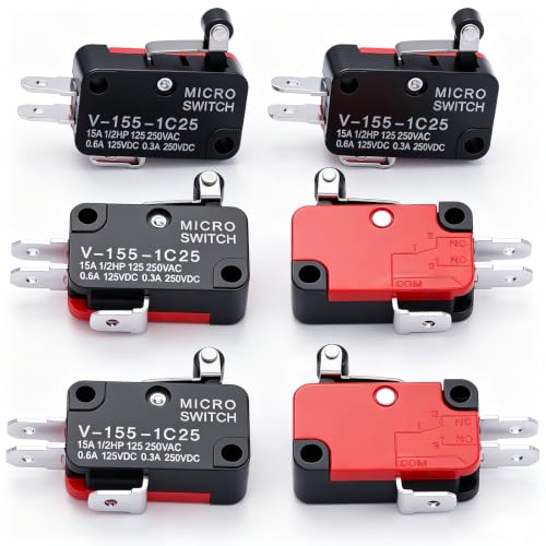 Twidec micro limit switches with hinge roller lever