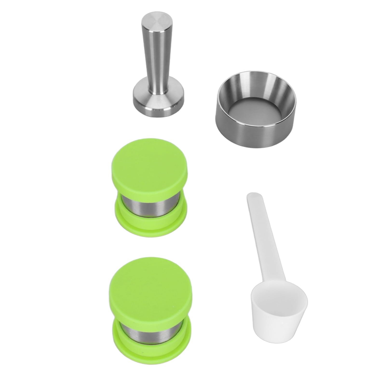 Cocoarm Cápsula de café Recargable Cápsula de café Reutilizable de Acero Inoxidable con Cubierta de Silicona Diseño Liviano Fácil de Limpiar para Uso en la Biblioteca Escolar de la Oficina en Casa