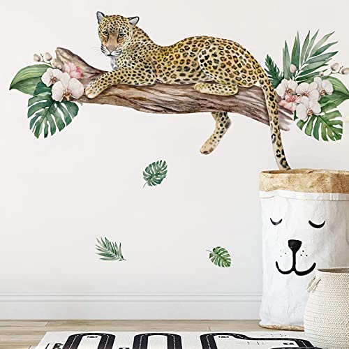 Vinilo Decorativo Yovkky Cheetah Leopardo 35x16 pulgadas miniatura 3