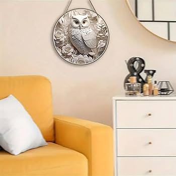 【縁起物】ホワイトハウライト彫刻 フクロウ 578g｜白×グレーマーブル 縁起物】ホワイトハウライト彫刻 フクロウ 578g｜白×グレーマーブル