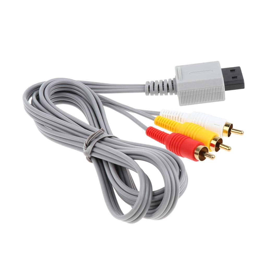 Jazzy Pearls® HD TV Component RCA Audio Video AV Cable Cord Plug for Wii U Wii, 5ft|Video Games & Consoles | Video Game Accessories | Cables & Adapters