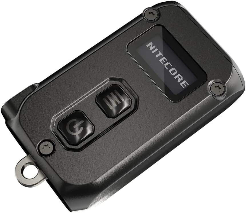 Nitecore TINI 2 Dual P8 LED USB Rechargeable Keychain Light -500 Lumen USB-C Rechargeable Keychain Flashlight - 500 Lumen (Choice of Black Or Gray) (Black)