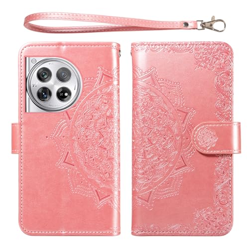 Coque de protection OnePlus 12 Asuwish finition premium Or Rose