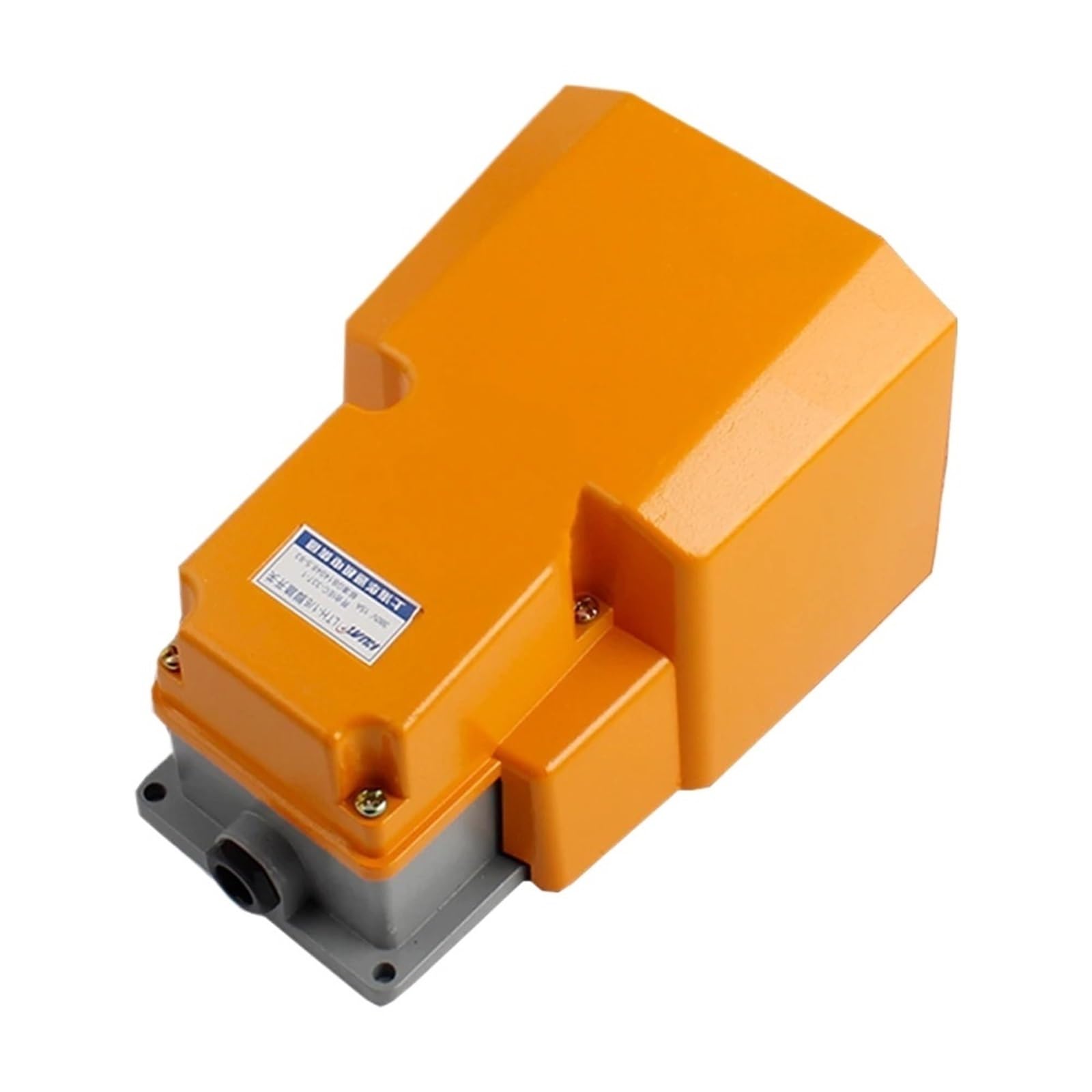 Interruptor de pie Interruptor de pie LTH-1/6 con carcasa de aluminio, piezas for máquinas herramienta, punta plateada, interruptor de pedal de reinicio industrial for energía eléctrica, 1 unidad