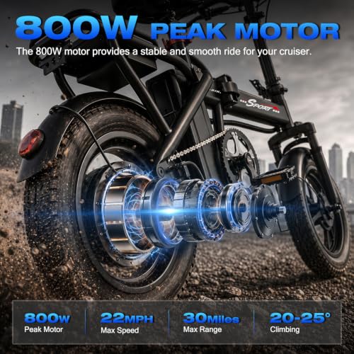 Soonaway Folding Electric Mini Bike