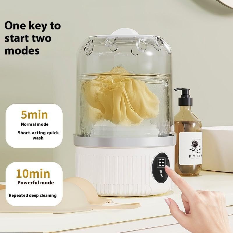 Image of SeMi AuToMaTiC FoLdInG SmAlL MiNi WaShInG MaChInE WiTh DrYeR DeEp CLeAnInG FoR UnDeRwEaR WaShINg MaChInE SeMi AuToMaTiC