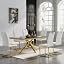Black Table With 6 White Chairs