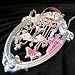 Jollyhit Gift-Ready Pink Punk Y2K Cyberpunk Mystery Jewelry Jar, 30 Pieces, Silver Tone with Pink Accents, Cute but Edgy,lightweight&Petite Fashion Jewelry Gift for Women, Unique Anniversary Birthday Gift for Her