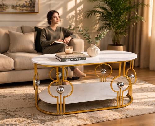 Image of Coffee Table (Ball White Gold)