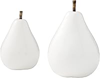 Vista 2 de Mud Pie Cuidadores grandes de cerámica para peras; 6 x 4 1/2 pulgadas de diámetro