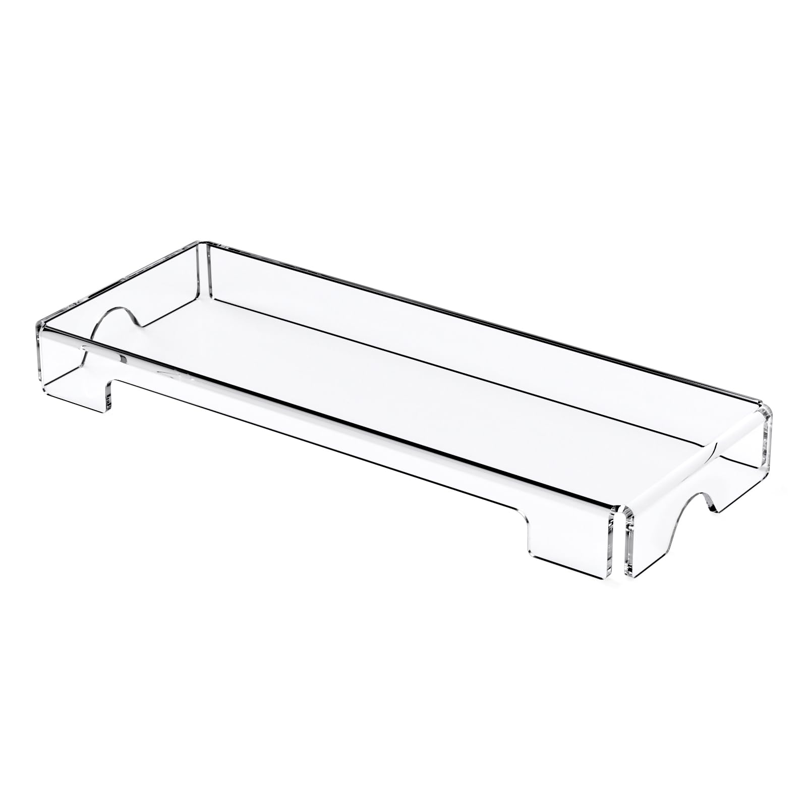 WINFFOR Acrylic Keyboard Cover Protector - Mechanical Keyboard Dust Cover Computer Keyboard Cover Keyboard Protector Fits 17'' Keyboard (Crystal Clear