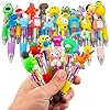 Multicolor Pen in One – 4-in-1 Cute Pens for Kids – 24 Ballpoint Pens for Birthdays and Children’s Parties – Fun Gifts Assorted Lnk Kawaii Pens