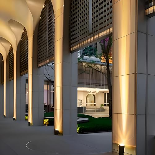 Image of FILLISKA 3 Watt LED Indoor /Outdoor High Beam Wall Highlighter, IP-65 Rainproof & Shockproof Body. (Matt Black High Beam)