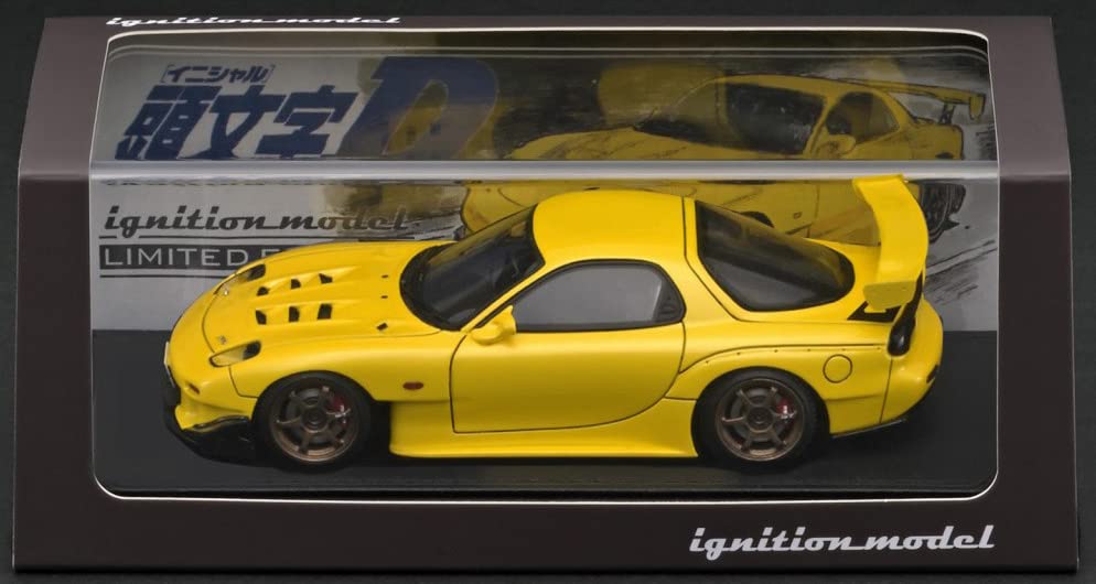 Amazon | ignition model 1/43 INITIAL D マツダ RX-7 (FD3S) Yellow 
