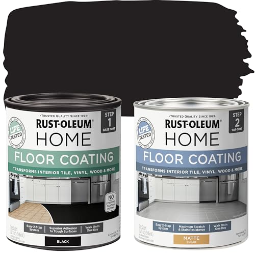 Rust-Oleum Home Interior Floor Matte Black Coating Kit