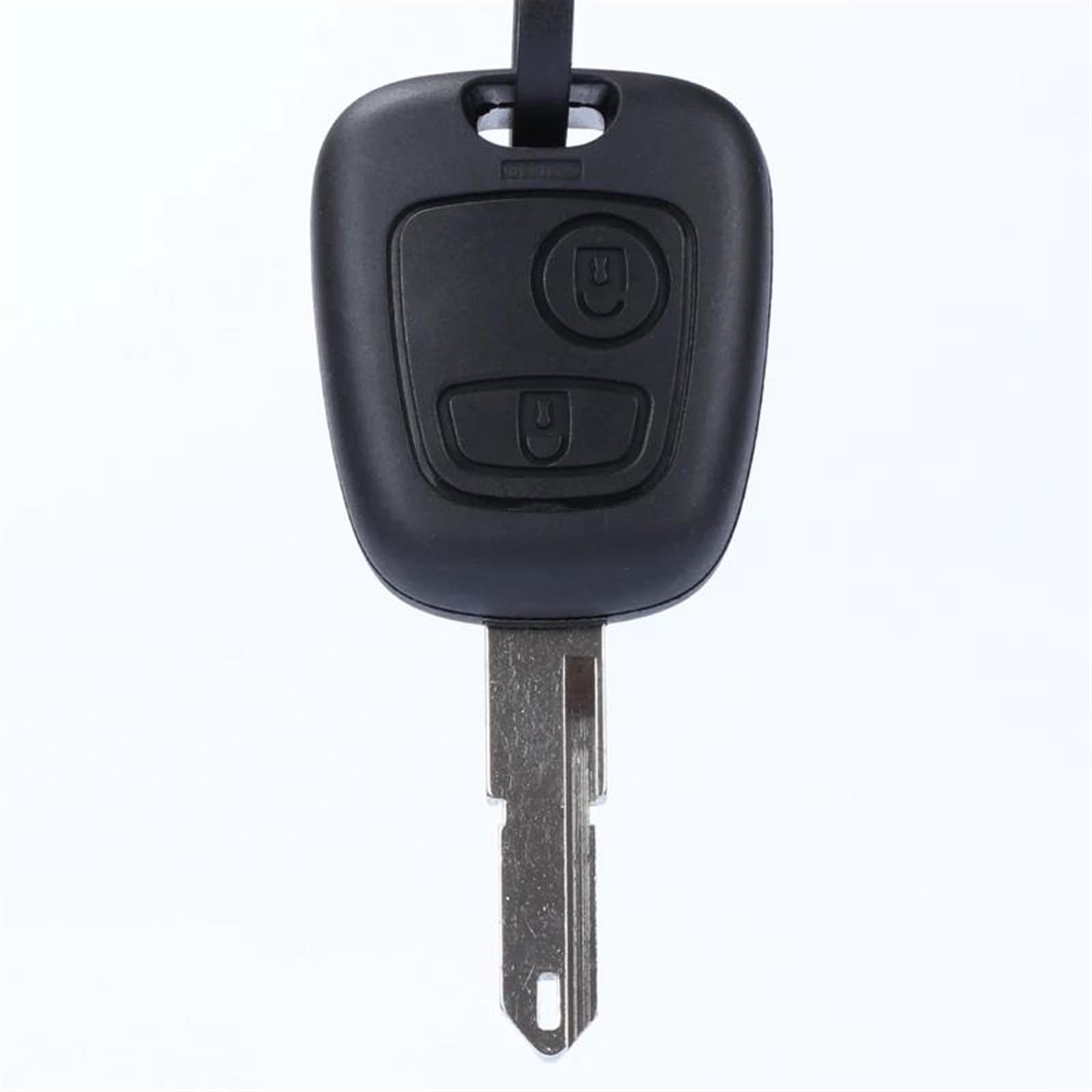 Carcasa de llave para Peugeot 206 207 307 de repuesto negro
