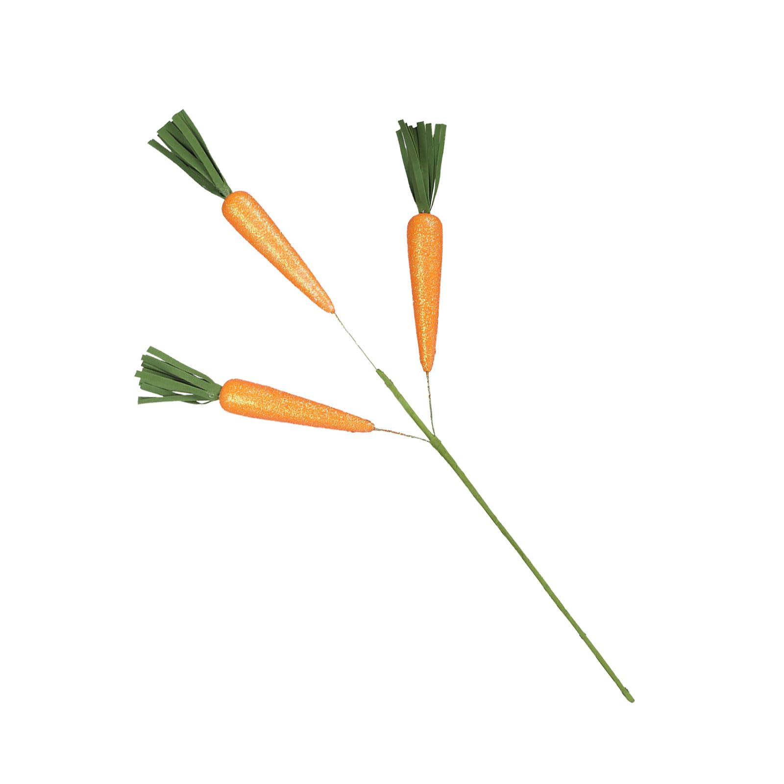 NVOQILIN Artificial Silk Flower Carrot Sprigs Easter Radish Branch Ornament for Holiday Table Decoration Vase Flower Arrangements Centerpieces