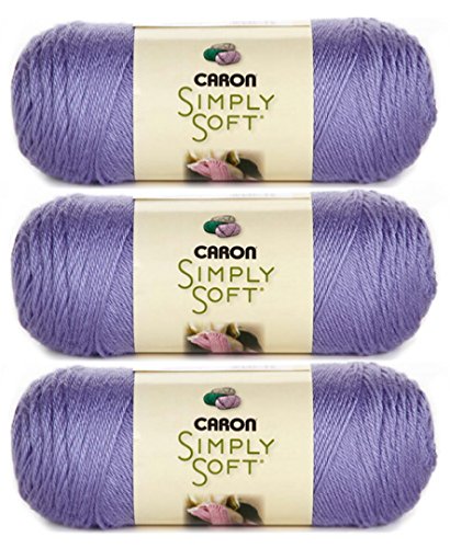 Caron Simply Soft Yarn Solids (3-Pack) Lavender Blue H97003-9756