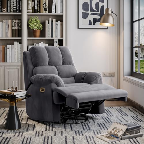 Image of Wakefit Recliner | 3 Year Warranty | Recliner Sofa 1 Seater, XpertGRID Technology, Designed for Supreme Comfort & Relaxation, Easy DIY Assembly, 145 kg Weight Capacity, Electic Virelia (Space Grey)
