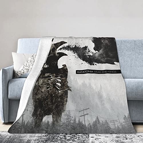 Katatonia Dead End Kings Blanket Super Soft Flannel Plush Fluffy Light Warm Breathable Comfortable 60"X50" #TOP1
