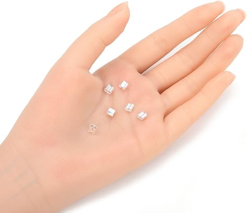 Miniatura 10 de Adabele - Carpeta de cuero de plata de ley 925 auténtica para cuentas de 0.138 in, suministros de fabricación de joyas SS242-6