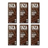 Taza Chocolate Organic Amaze Bar 95% Stone Ground, Wicked Dark, 2.5 Ounce (6 Count), Vegan