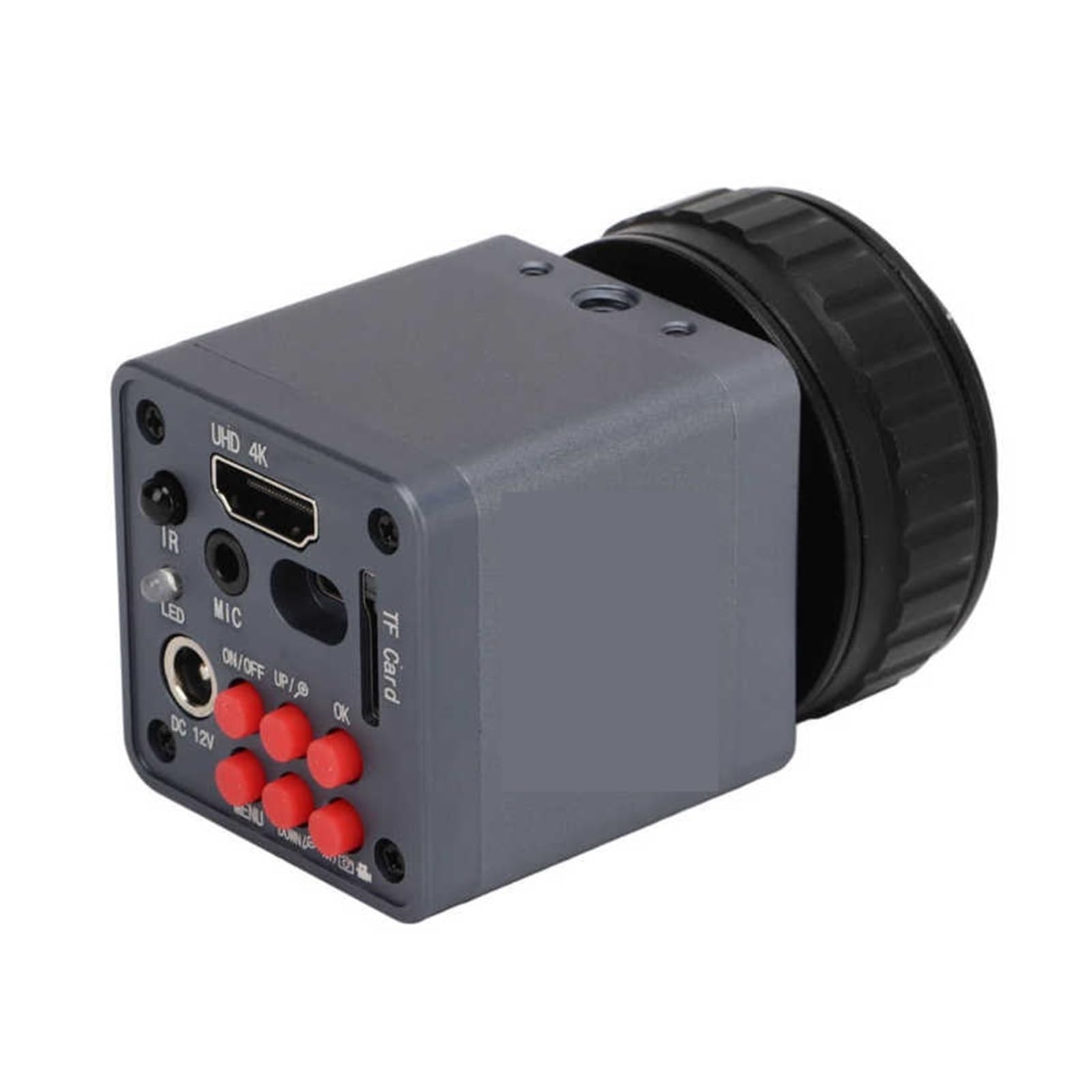 Zklgs A Microscope Lens 41Mp 4K 2160P Hd Industrial Video Microscope Camer With 0.5X Trinocular C Mount Dapter Lens For Education Research Laboratory