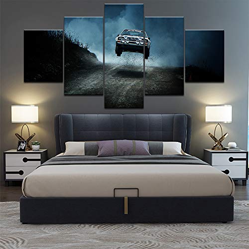 Toile modulaire de sport extrême et affiche de voiture décoration HD - 4